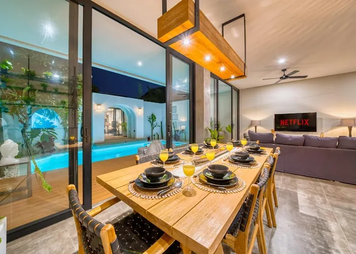 Villa 650M To Perenenan Beach! Lux 4Bd Villa With Rooftop *